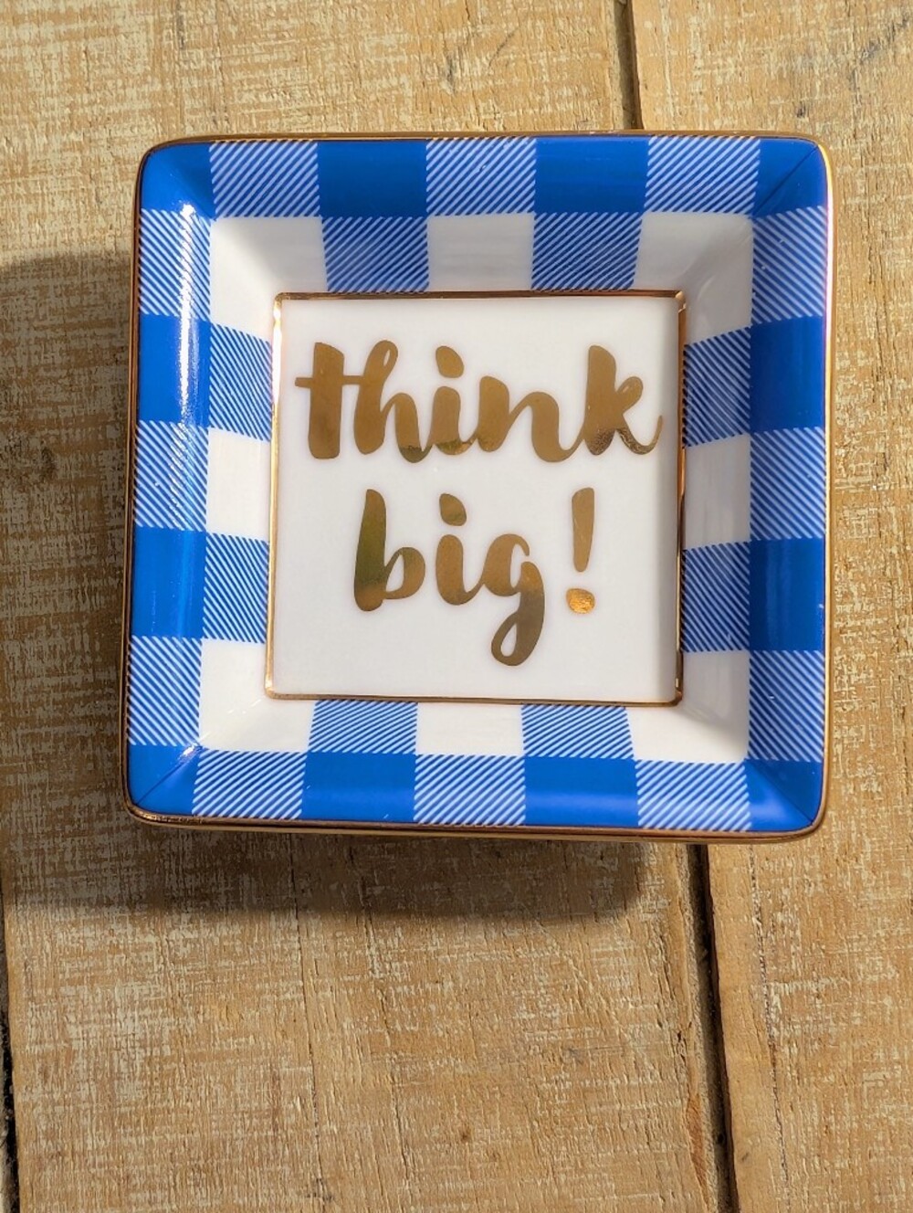 Draper James Limited Edition "Think Big!" Trinket Dish